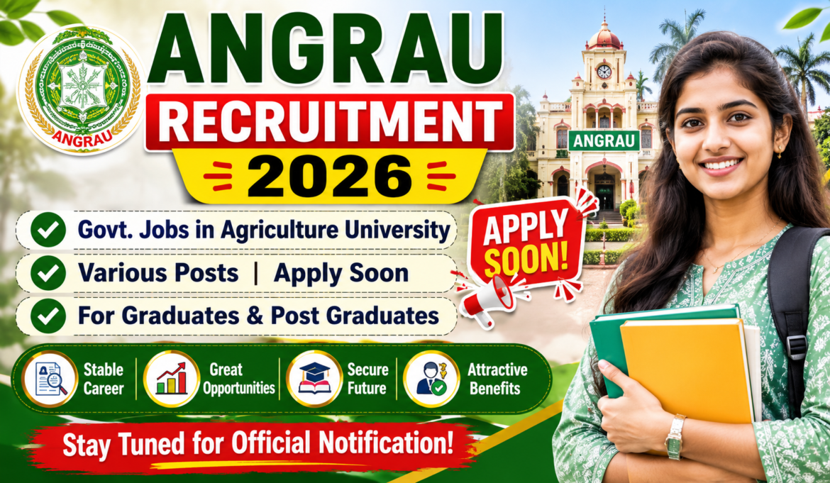 ANGRAU Recruitment 2026