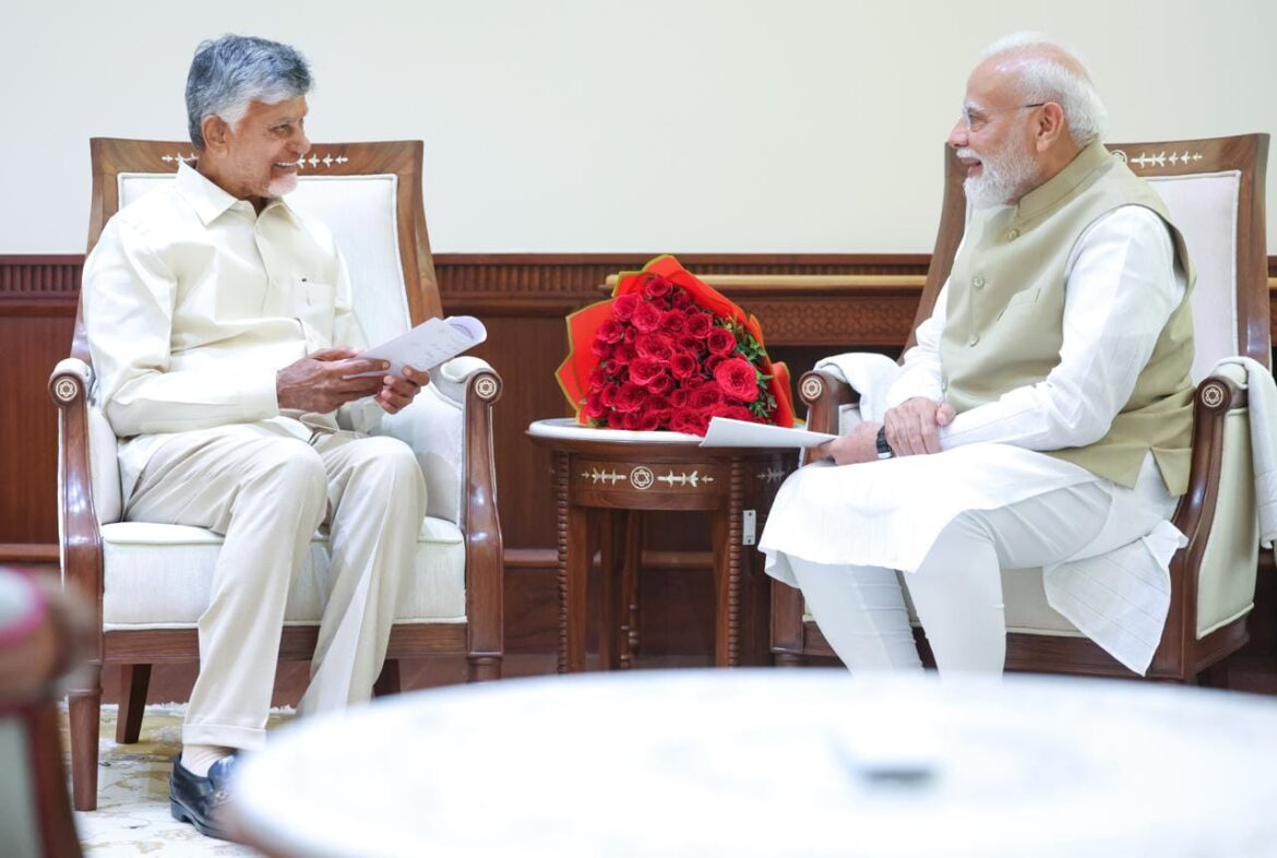 PM Modi Assigns Major National Task to AP CM Chandrababu Naidu